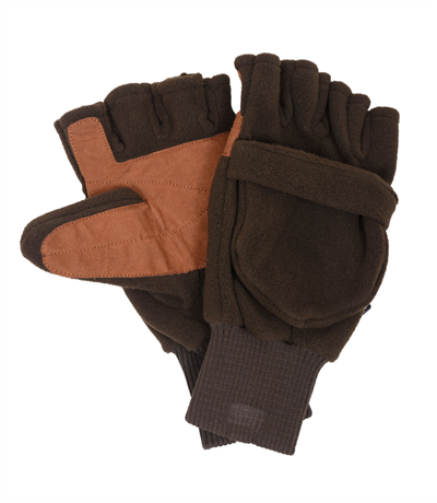 Bonart Lutterworth Fingerless Gloves- Brown